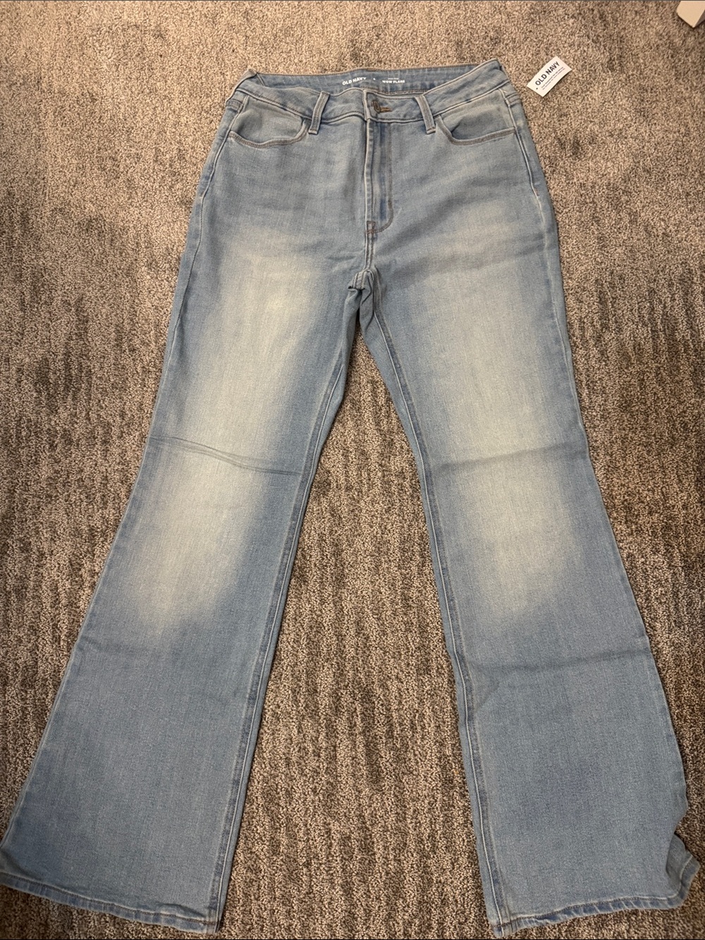 Women's Light Blue Flared Jeans